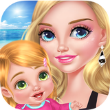 Babysitter & Baby - Beach Day icône