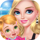 Babysitter & Baby - Beach Day icon