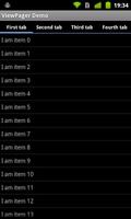 ViewPager Module Demo स्क्रीनशॉट 1