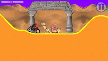 Motorcycle Racing in Desert capture d'écran 2