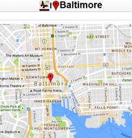 پوستر Baltimore Map