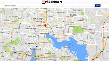 برنامه‌نما Baltimore Map عکس از صفحه