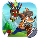 Bandicoot Crashes The Enemies أيقونة