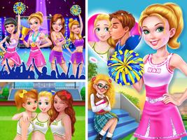 девушка игры: одеваются, макияж, салон постер