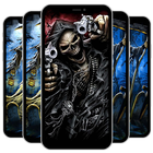 Grim Reaper & Skull Wallpapers HD icône