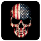 America Skull Wallpapers icône