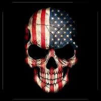 America Skull Wallpapers Affiche