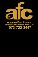 Advance First Church poster