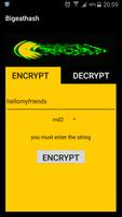 Bigeathash:Encrypt and Decrypt Affiche
