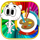 Cartoons Coloring Book icône