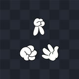 Rock paper scissors أيقونة