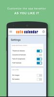 برنامه‌نما Cute Calendar PRO عکس از صفحه