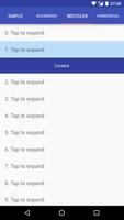 ExpandableLayout Demo captura de pantalla 2