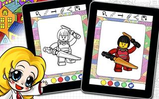 Ninjego Coloring Book screenshot 2