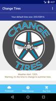 Change Tires - Car Weather Forecast Reminder ảnh chụp màn hình 1