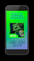 Hello Zombie Map for MCPE Affiche