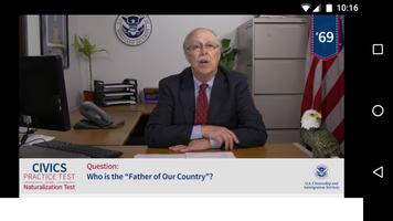 US Citizenship Test 2017 Video capture d'écran 1