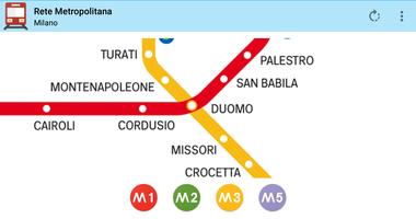 Milan Metro capture d'écran 3