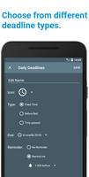 Daily Deadlines - keep track of your time. screenshot 2