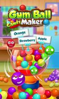Gum Ball Candy: Kids Food Game Affiche