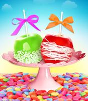 Candy Apple Cooking Fever الملصق