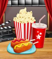 Movie Snacks - Cooking Fever Affiche