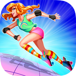 Roller Skating Girl: Perfect 1 icon