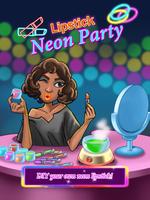 Lipstick Neon Party - BFF Fun capture d'écran 2