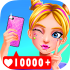 Selfie Queen Social Superstar: Игры для девочек иконка