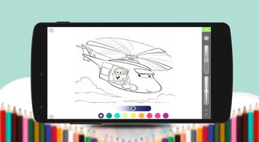 Mcqueen coloring game capture d'écran 2