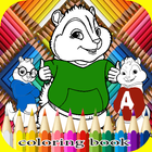 coloring book for Chipmunk icon