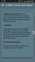 Bible en français Louis Segond โปสเตอร์