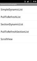 DynamicListView Example الملصق