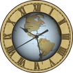 Earth Clock Wallpaper Demo