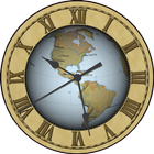 Icona Earth Clock Wallpaper Demo
