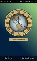 1 Schermata Earth Clock Wallpaper Demo