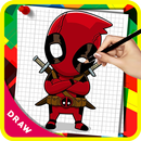 How to draw Deadpool 2 APK