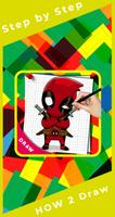 How to draw Deadpool 2 poster