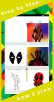 How to draw Deadpool 2 screenshot 1