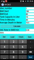 ダイビング　エアー消費率計算２ Screenshot 1