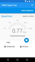 FIBER Speed Test Cartaz