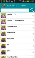 TV Sat Info Ecuador Affiche