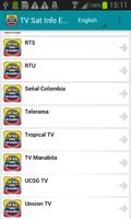 TV Sat Info Ecuador capture d'écran 1