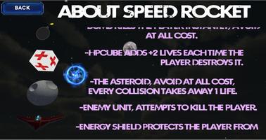 Speed Rocket capture d'écran 1