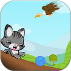 Kitty Cat Game: Ginger Cat Run icône