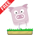 Pig Jump Game: Free иконка
