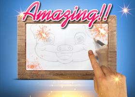 How To Draw Cute Cartoon Animal Faces screenshot 1