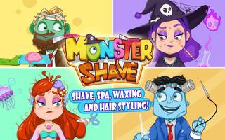 Crazy Monster Shave Salon plakat