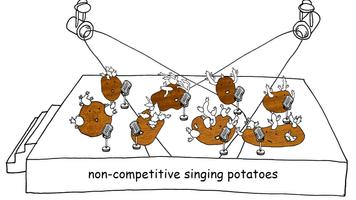 Non-Competitive Singing Potato poster