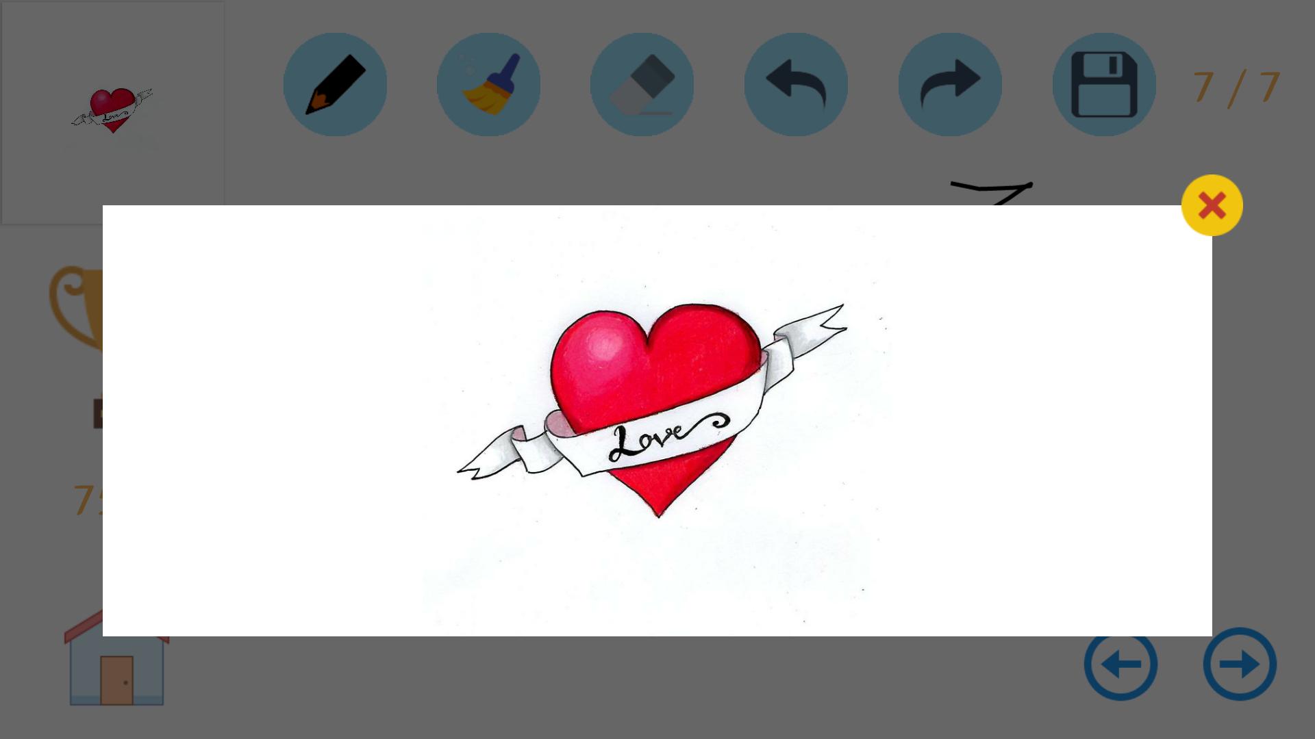 Draw love приложение обои
